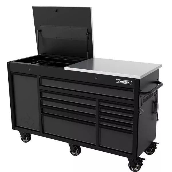 Husky 63 in. W 11-Drawer, Tool Chest Mobile Workbench
