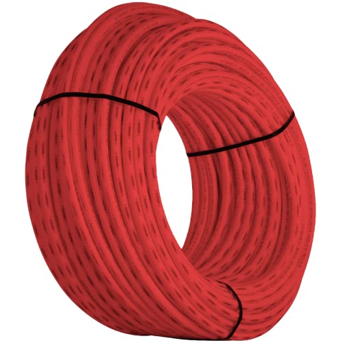 SharkBite U870R500 PEX Pipe 3/4 Inch, Red, Flexible Water Pipe Tubing, Potable Water, Push-to-Connect Plumbing Fittings, 500 Feet Coil of Piping