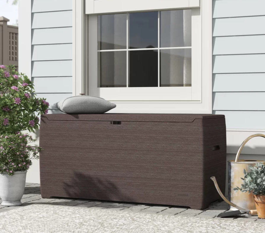 Duramax Building Products 71.32 Gallons Gallon Water Resistant Lockable Deck Box