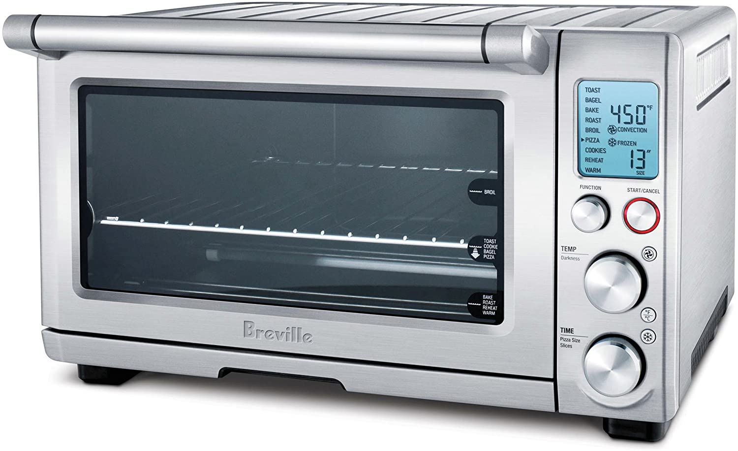 Breville BOV800XL Smart Oven Convection Toaster Oven, Brushed Stainless Steel