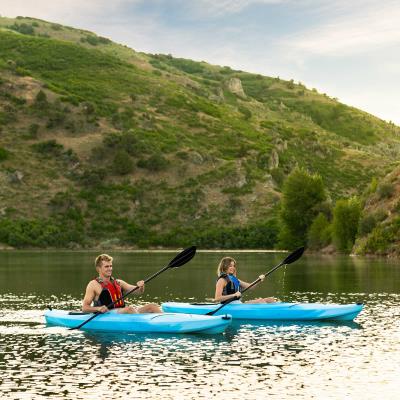 Lifetime Cruze 100 Sit-In Kayak – 2 Pack (Paddles Included) 445
