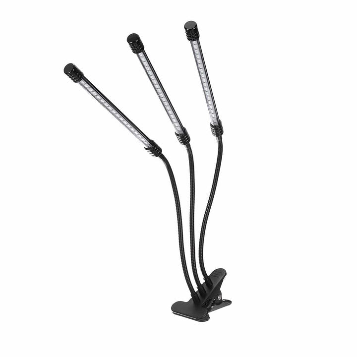 1/2/3 Head Dimmable Clip LED Bonsai Plants Grow Lamp