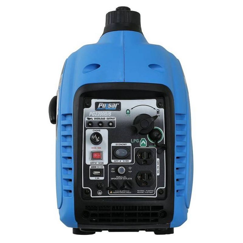Pulsar Products PG2200BIS 2200W Dual Fuel Electric Start Inverter Generator