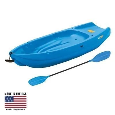 Wave 6' Youth Kayak with Paddle, Blue