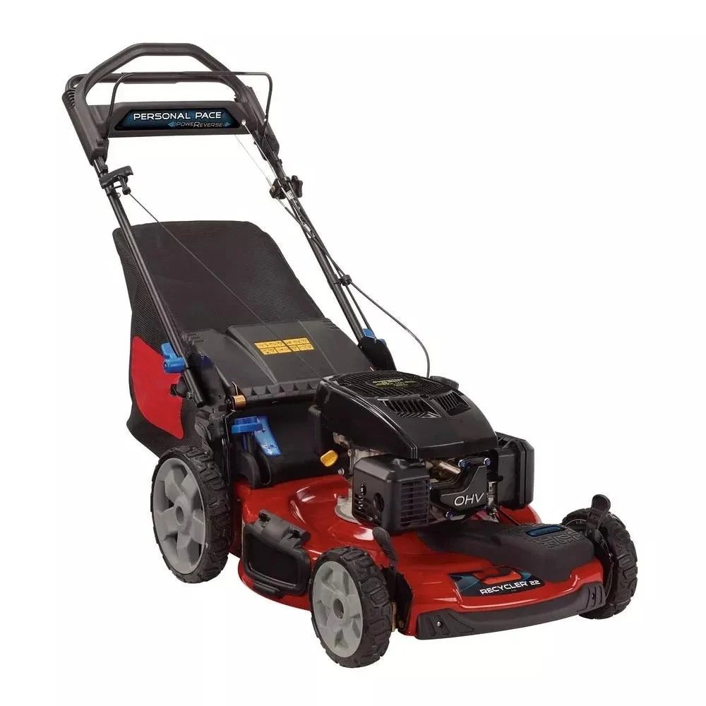 Recycler 22 in. Personal Pace High Wheel Gas Walk Behind Self Propelled Lawn Mower with PoweReverse