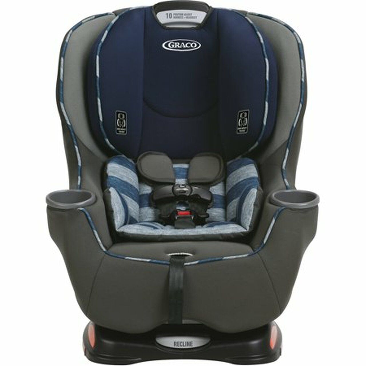 Graco Sequel 65 Convertible Car Seat with 6-Position Recline, Caden Navy