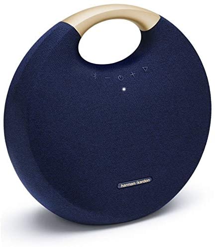 Onyx Studio 6 - IPX7 Waterproof Wireless Bluetooth Speaker System w/Rechargeable Battery, Built-in Microphone (Blue)