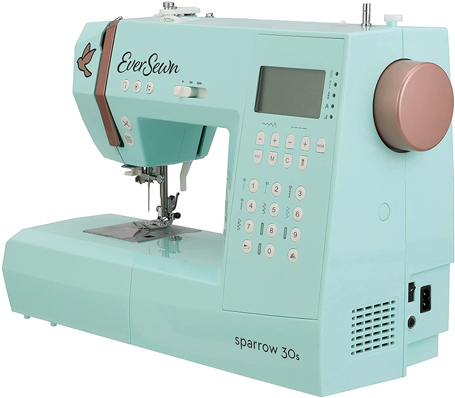 EverSewn Sparrow 30s Sewing Machine : Computer-Controlled, Red