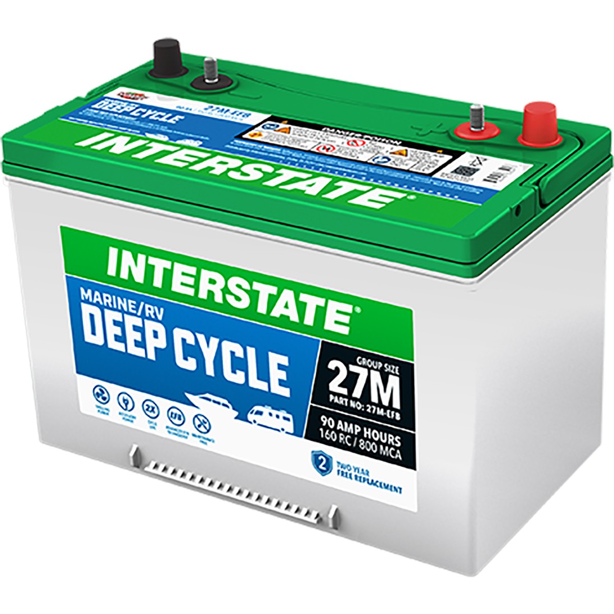 Interstate Marine/RV Deep Cycle Battery 27M-EFB
