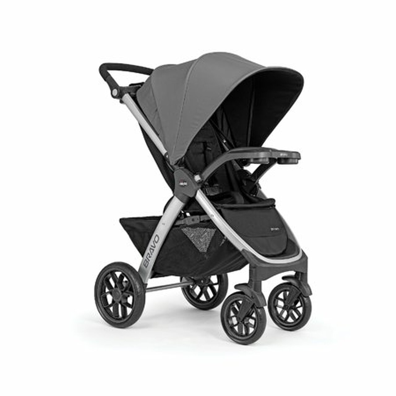 Chicco Bravo 3-in-1 Travel System including Bravo Quick-Fold Stroller and KeyFit 30 Infant Car Seat with Base, Camden