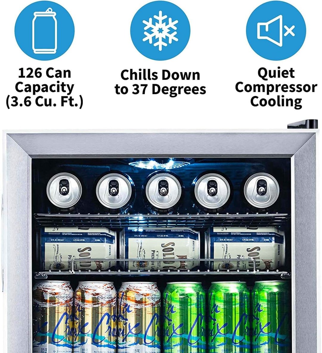 NewAir Beverage Refrigerator And Cooler