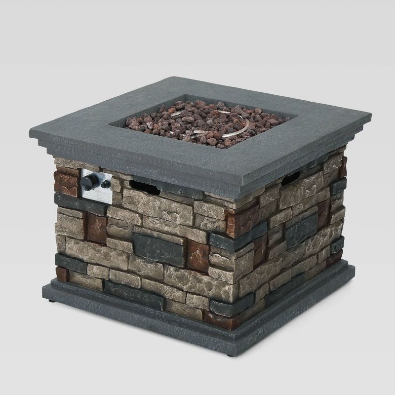 Chesney 32″ Light Weight Concrete Fire Pit – Christopher Knight Home