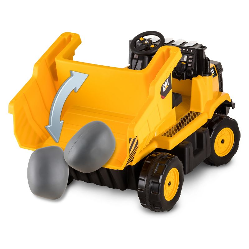 Kid Trax 12V CAT Mining Dumptruck Powered Ride-On – Yellow