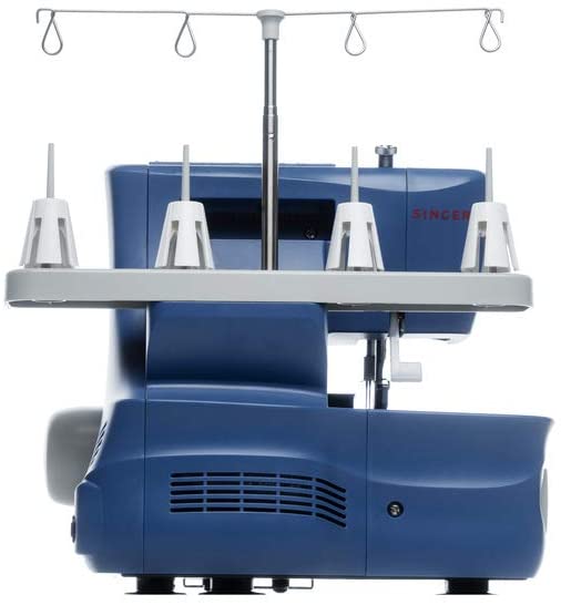 SINGER | Making The Cut S0230 Serger 4 Thread, Differential Feed, 1300 Stitches Per Min-Sewing Made Easy Serger, Blue