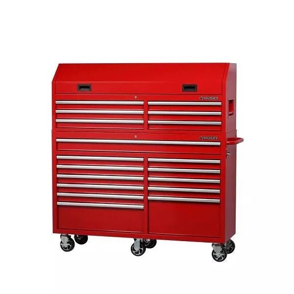 Husky 61 in. W 18-Drawer Rolling Cabinet Set