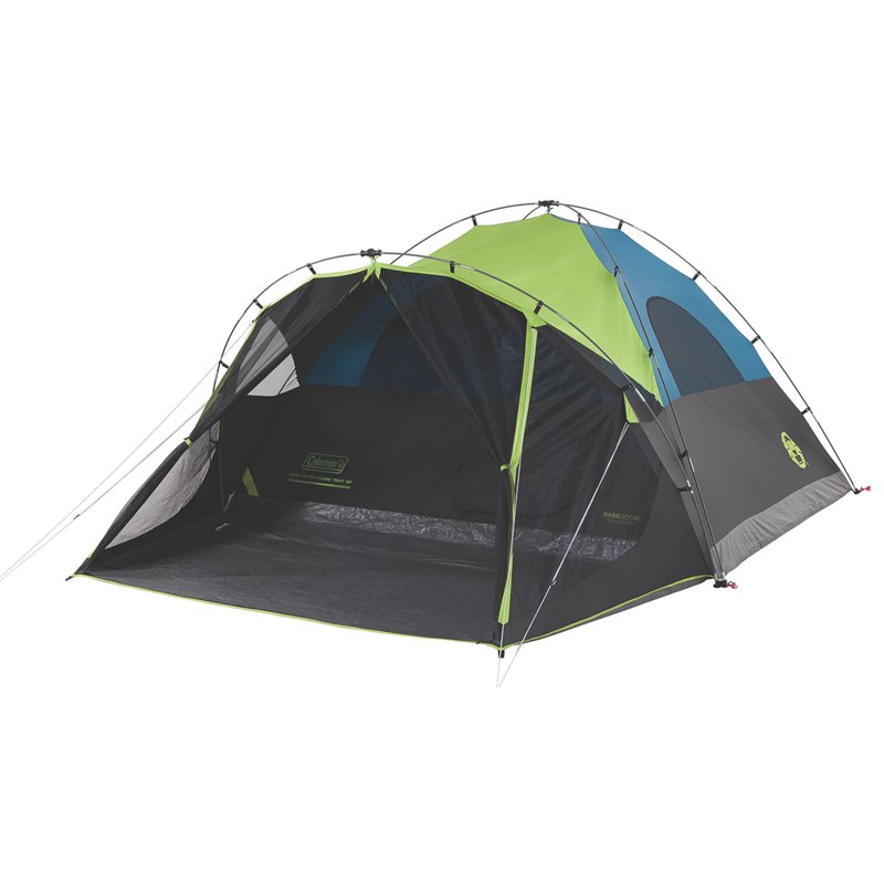 6-Person Dark Room Fast Pitch Dome Tent with Screen Room