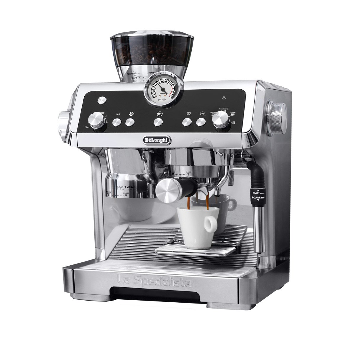 DeLonghi La Specialista Semi-Automatic Espresso Machine EC9335M (Silver) – REFURBISHED