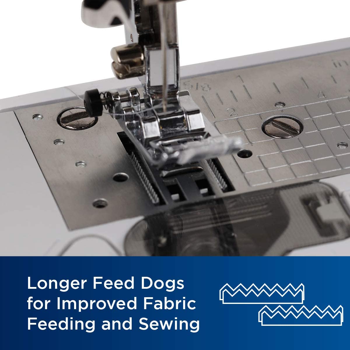 Brother ST150HDH Sewing Machine, Strong & Tough, 50 Built-in Stitches, LCD Display, 9 Included Feet