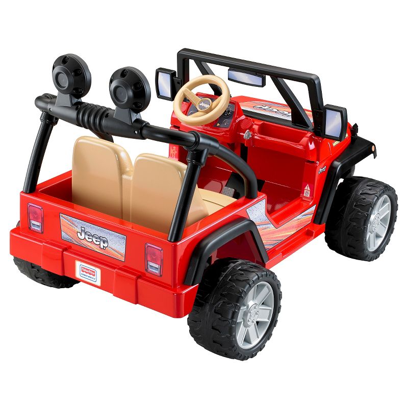 Power Wheels 12V Jeep Wrangler Powered Ride-On – Red