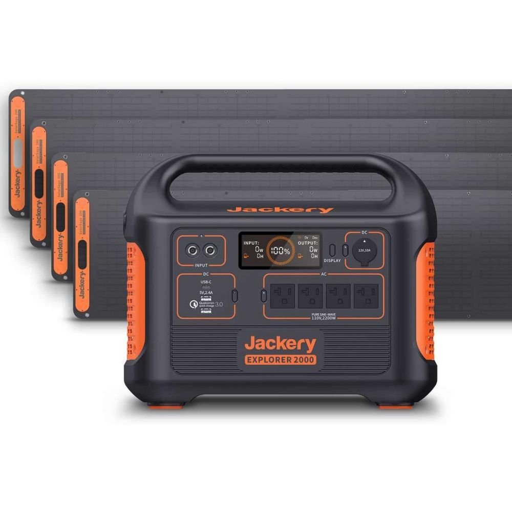 Jackery Solar Generator 1500 (Jackery 1500 + 4 x SolarSaga 100W)
