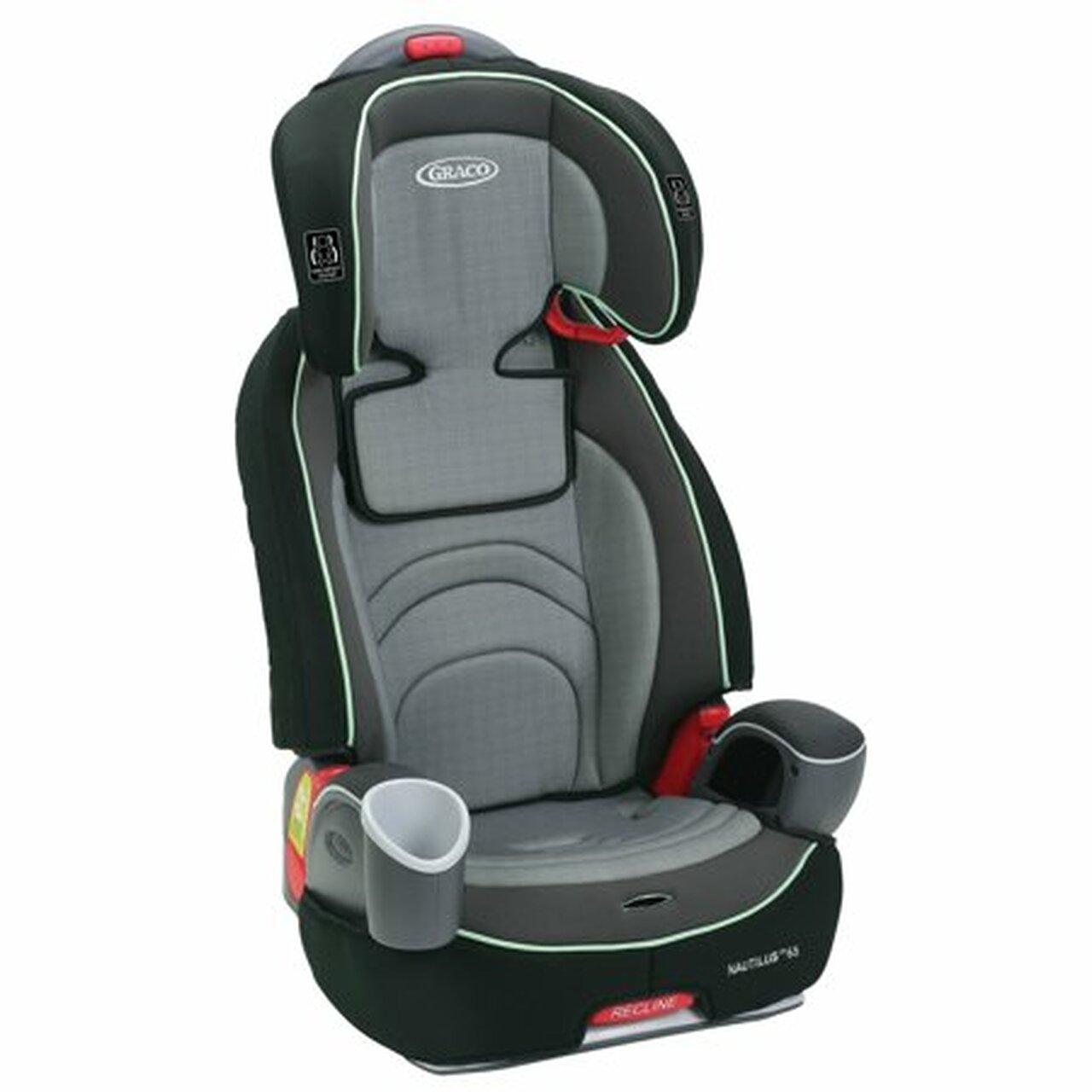 Graco Nautilus 65 3-in-1 Harness Booster Car Seat, Landry Lime