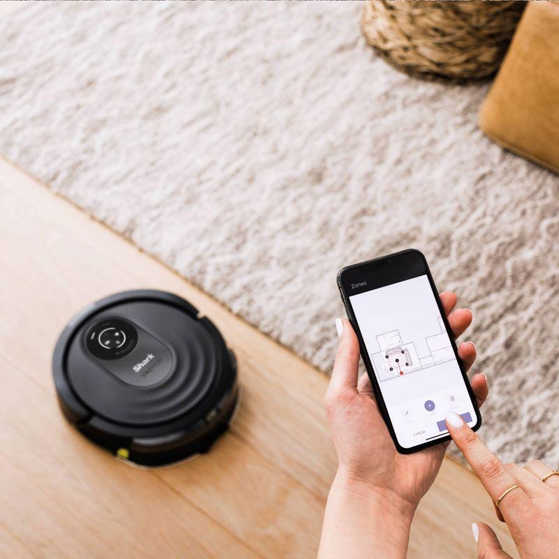 Shark AI VACMOP Wi-Fi Connected Robot Vacuum and Mop with LIDAR Navigation – RV2001WD