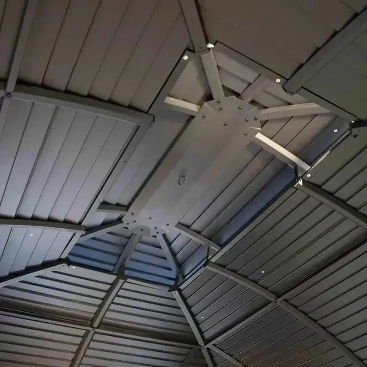 Barreras 12 Ft. W x 10 Ft. D Aluminum Patio Gazebo