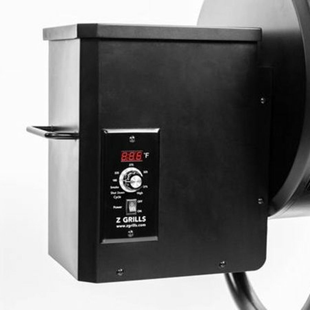 Z GRILLS ZPG-550B 590 sq. in. Wood Pellet Grill and Smoker 7-in-1 BBQ Black