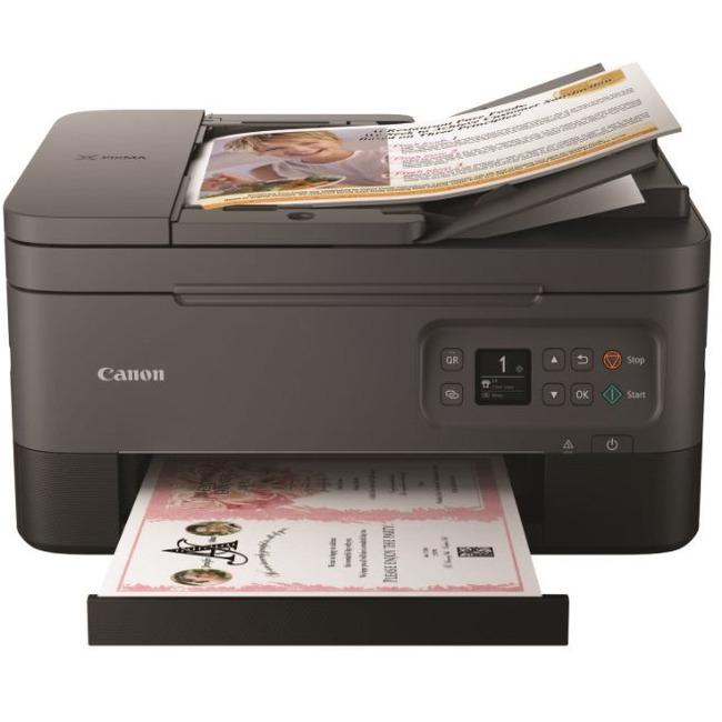 4460C003 Canon PIXMA TR TR7020 Wireless Inkjet Multifunction Printer – Color – Black