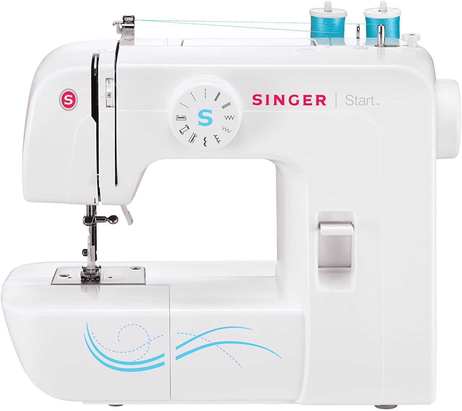 SINGER Start 1304 6 Built-in Stitches, Free Arm Best Sewing Machine for Beginners