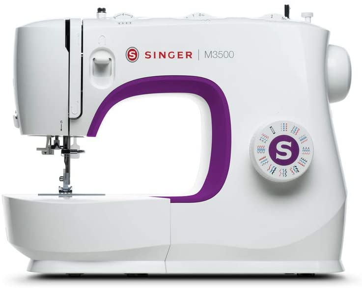 Singer M3500 Sewing Machine, 12 lbs, Purple