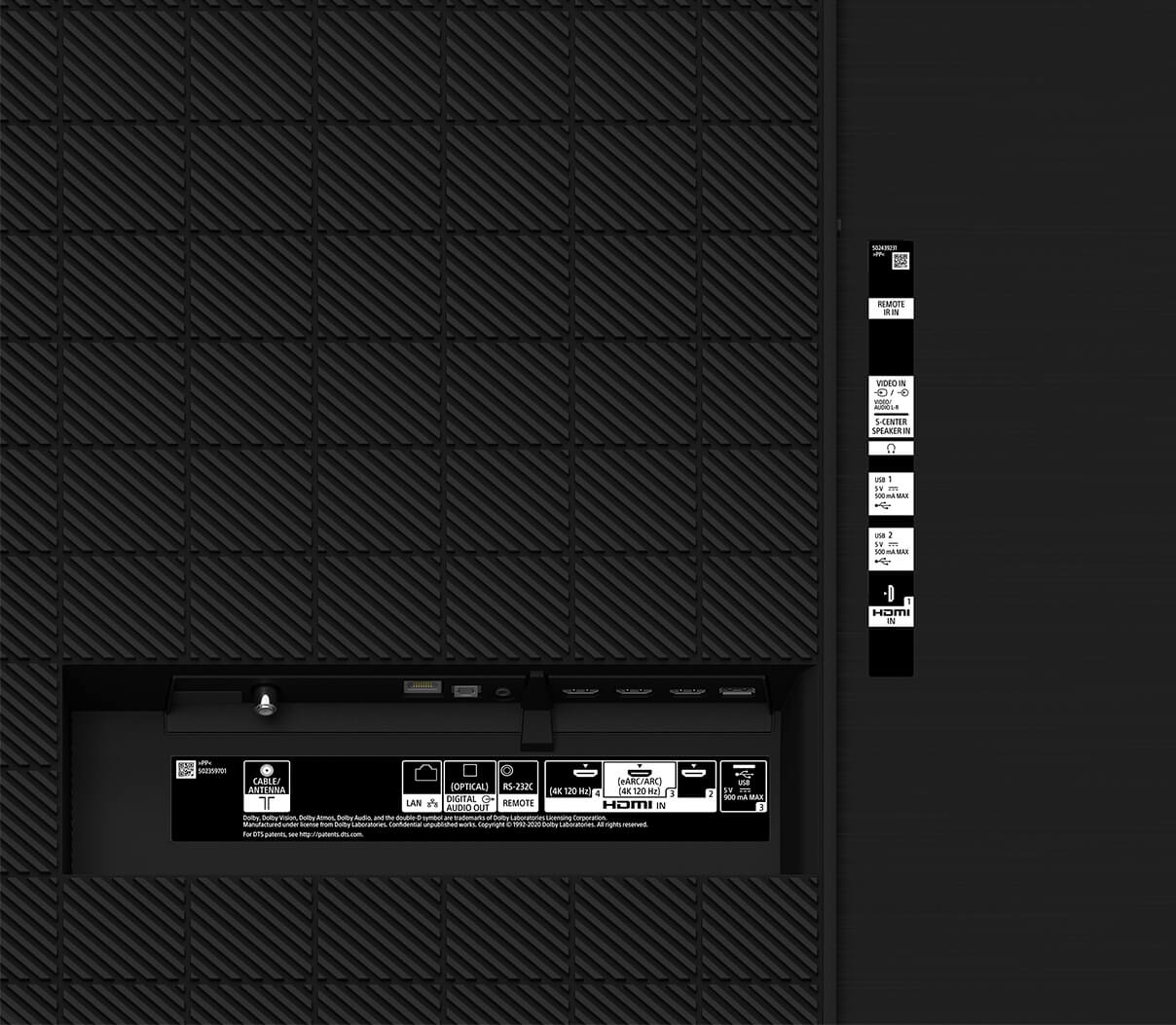 XR-55A80J BRAVIA XR A80J 4K HDR OLED with Smart Google TV (2021)