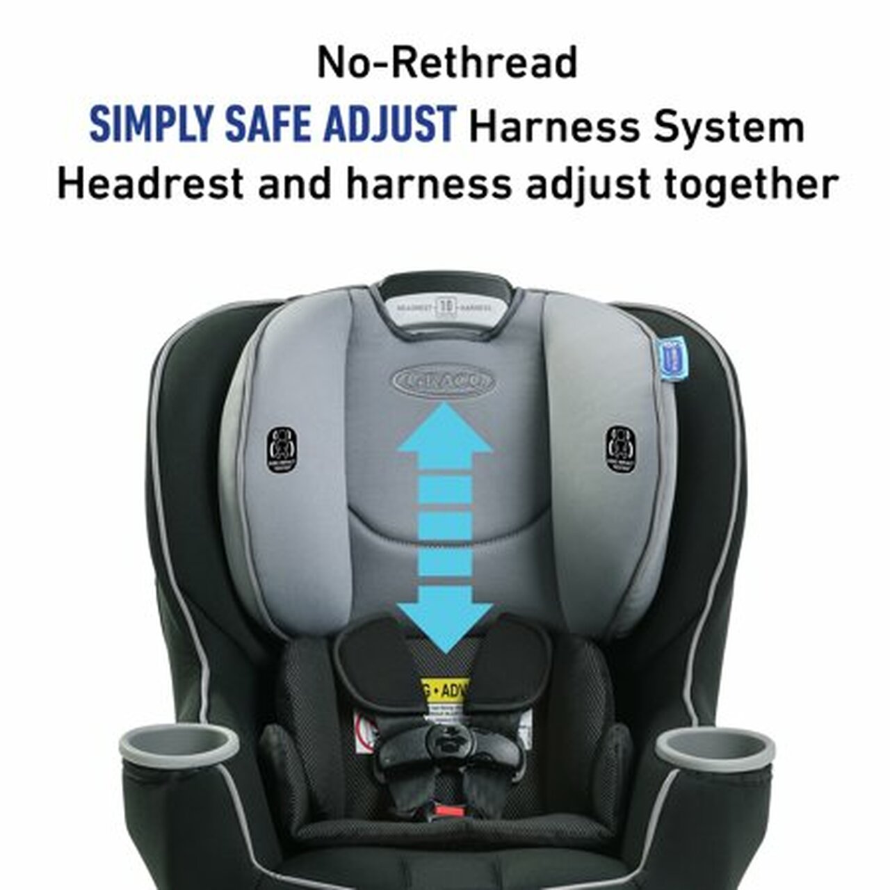 Graco Sequel 65 Convertible Car Seat with 2 Modes of Use, Canton