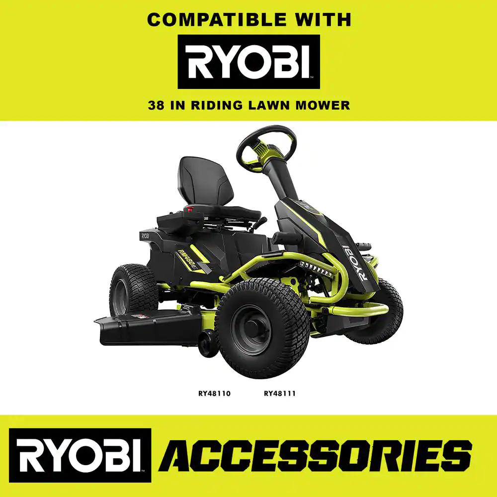 Ryobi 38 in. Bagger for RYOBI 38 in. Riding Lawn Mower