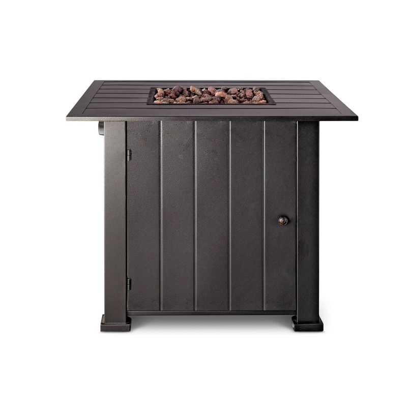 Camden 30″ Wide Square Fire Table – Brown – Threshold™