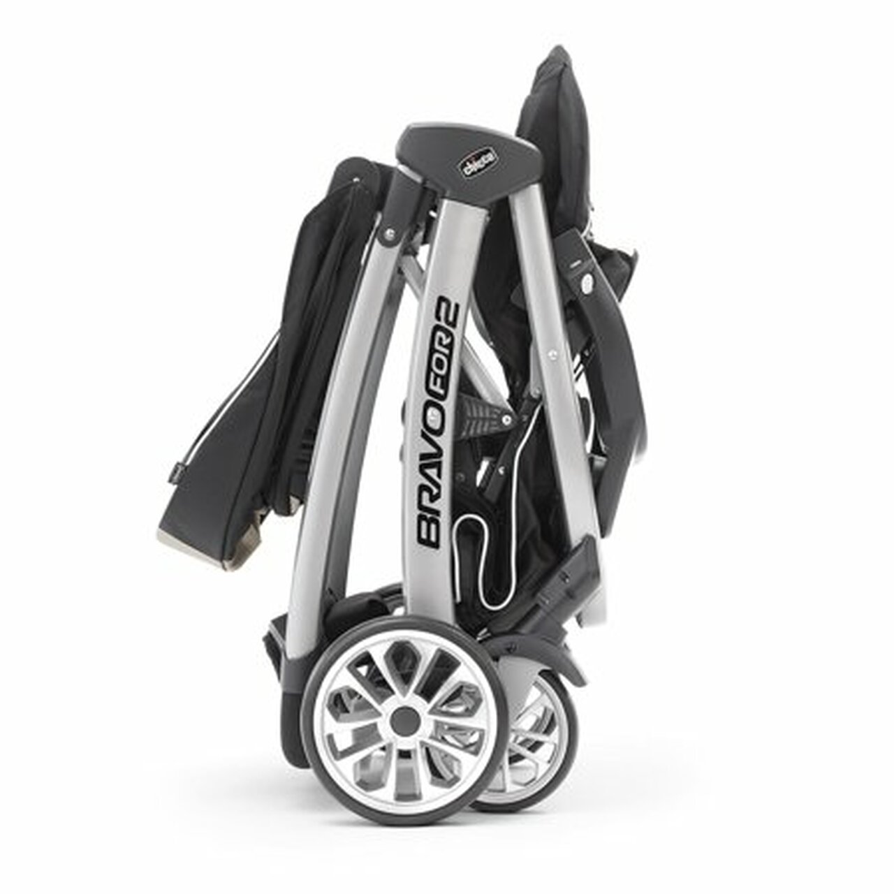 Chicco BravoFor2 Standing/Sitting Double Stroller, Iron