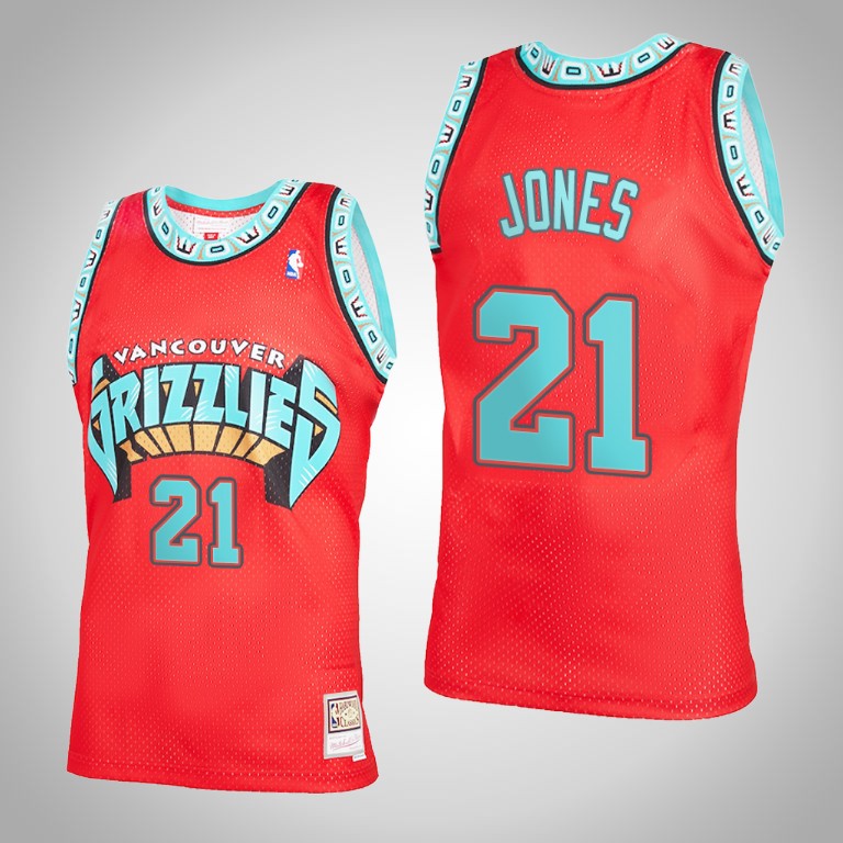 Grizzlies Tyus Jones Red Reload 2.0 Jersey