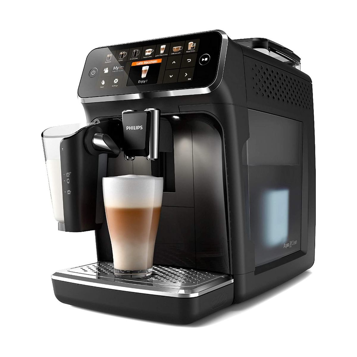 Philips 5400 LatteGo Super Automatic Espresso, Cappuccino, & Latte Machine EP5447/94