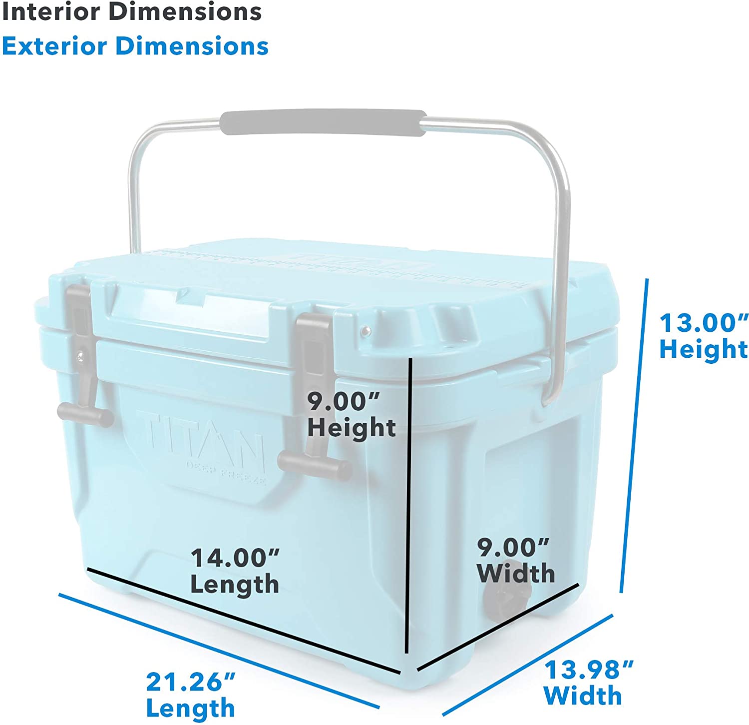 Arctic Zone Titan Deep Freeze Premium Ice Chest Roto Cooler