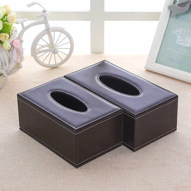 【加购】创意欧式皮革纸巾盒汽车纸巾盒子批发车载pu皮质抽纸盒批发纸抽盒