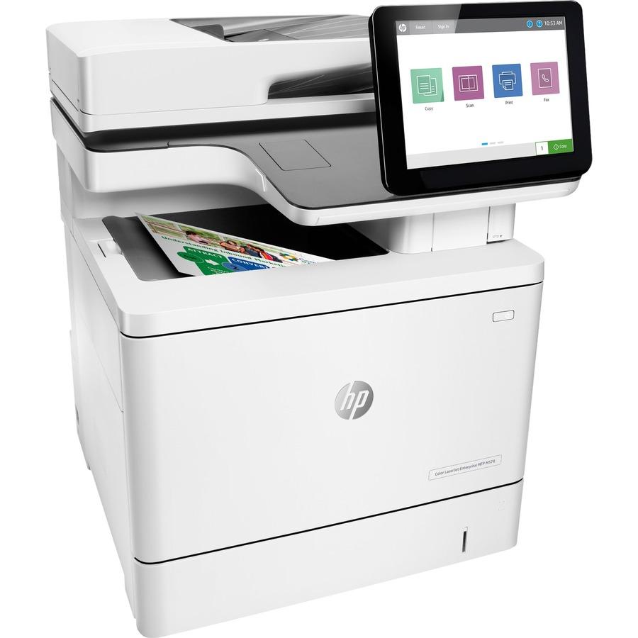 7ZU86A#BGJ HP LaserJet Enterprise M578 M578f Laser Multifunction Printer – Color