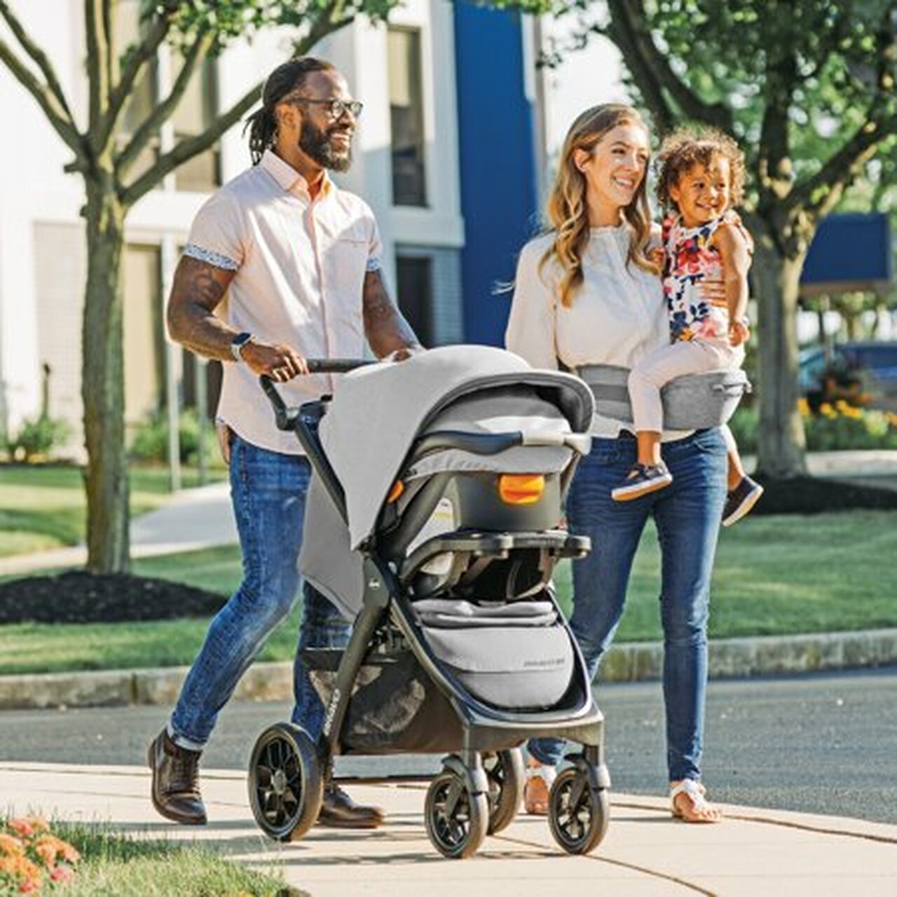 Chicco Bravo LE Trio Travel System, Driftwood