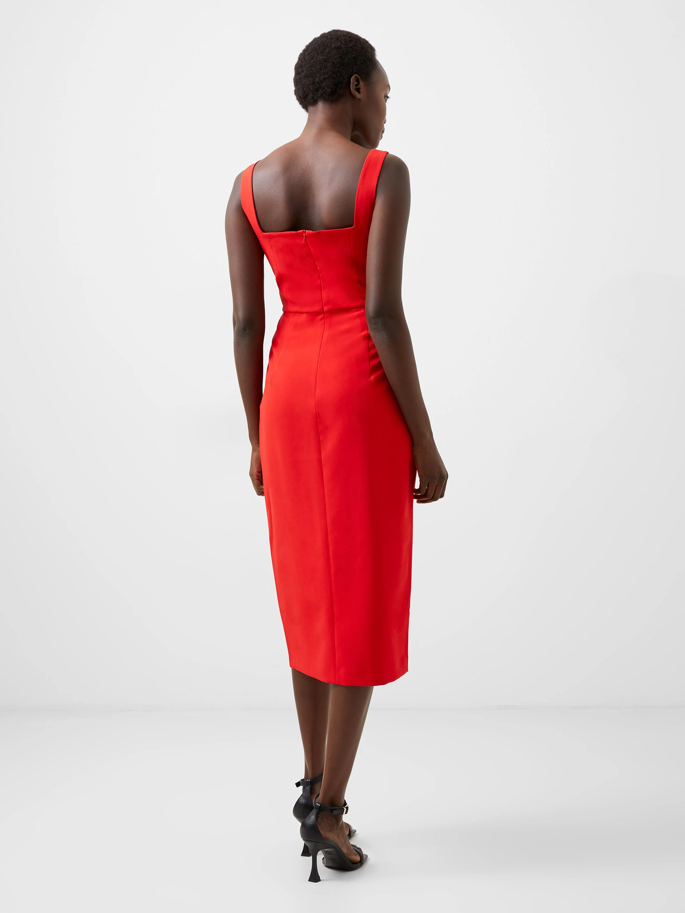 【加购】Echo Crepe Neck Detail Dress