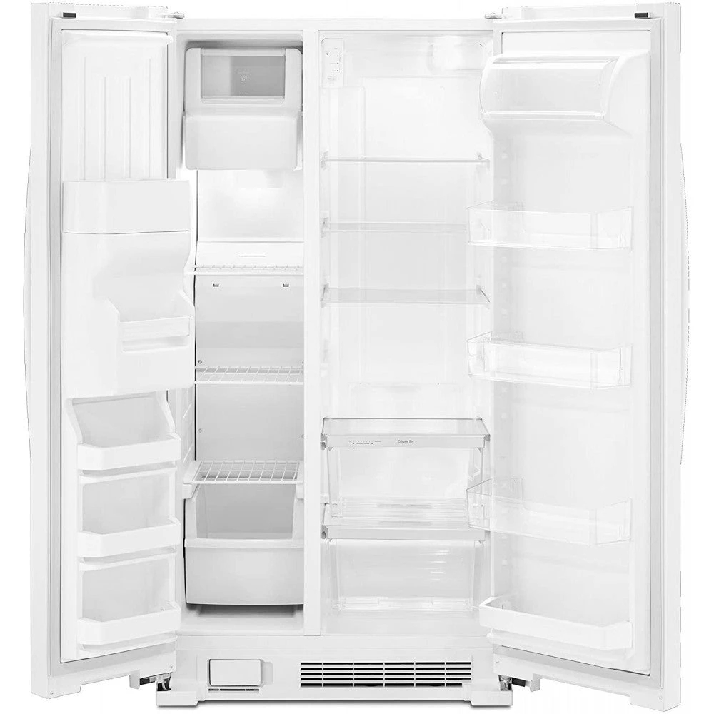 Kenmore 04650042 Freezer Cubic Total Capacity 25 Cu. Ft Side Refrigerator with Ice Maker with Window, White