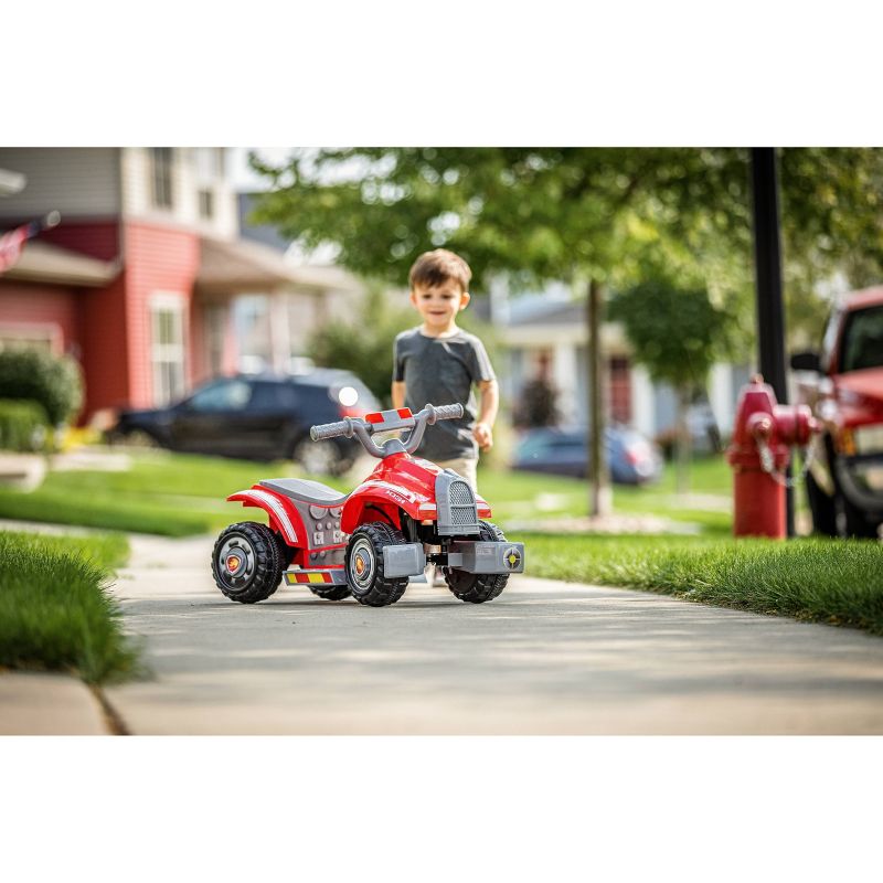 Kid Trax 6V Nickelodeon PAW Patrol Ride with Marshall Quad Powered Ride-On – Red
