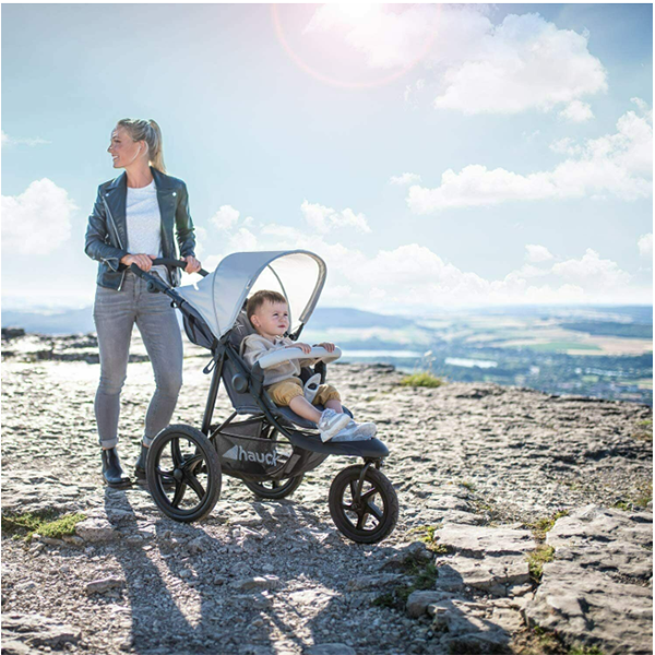 Hauck Runner 3 Wheel Pushchair - Silver / Grey