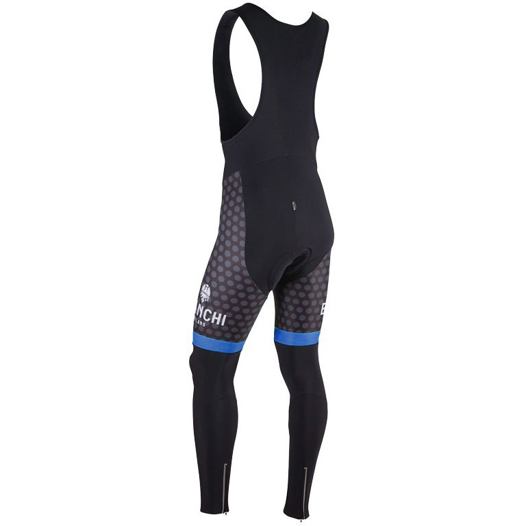 2017 Bianchi Petreso Black-Blue Cycling Bib Pants