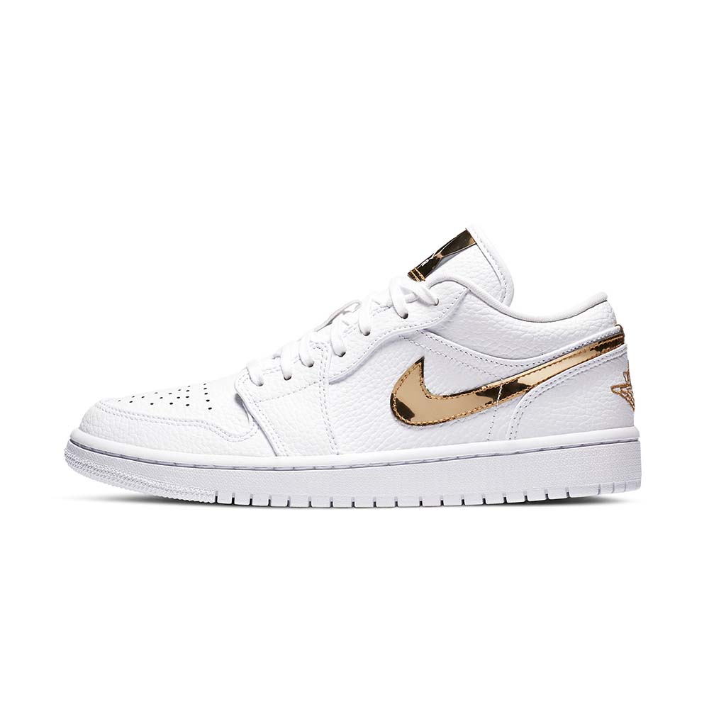 Air Jordan 1 Retro Low WMNS  ‘ White Metallic Gold ‘ CZ4776-100