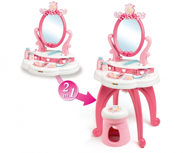 Disney Princess Coiffeuse 2 En 1 Accessoires