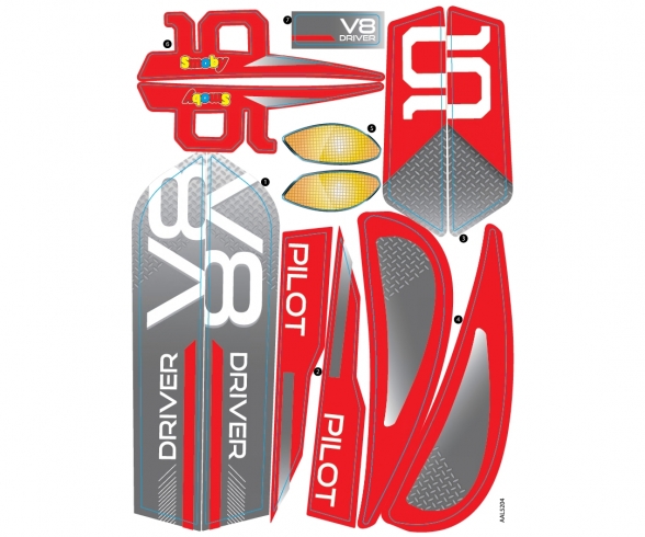 Smoby Pilot V8 Driver Accessoires